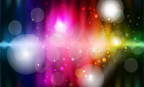 shinning colored art free vector
